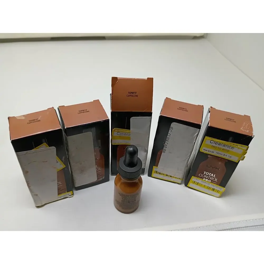 NYX Total Control Pro Drop Foundation - Cappuccino (5 Pack)